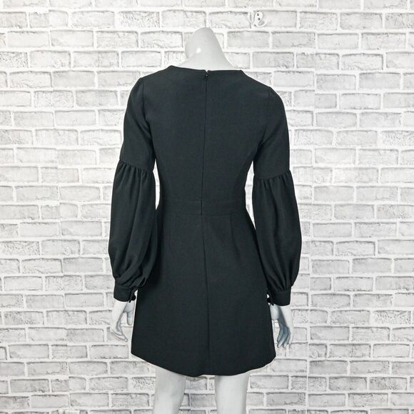 ALEXIS Women's Ellena Puff Sleeve Mini Dress in Black size Small - Picture 5 of 12